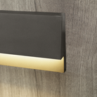 The Krysen Outdoor Step Light from Visual Comfort and Co in a lounge.