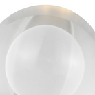 The Mina Accent Rechargeable Table Lamp from Visual Comfort and Co in a detailed shot showing the crystal. all-groups