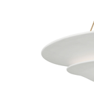The bronze Mollino 40" Chandelier from Visual Comfort and Co in detail.