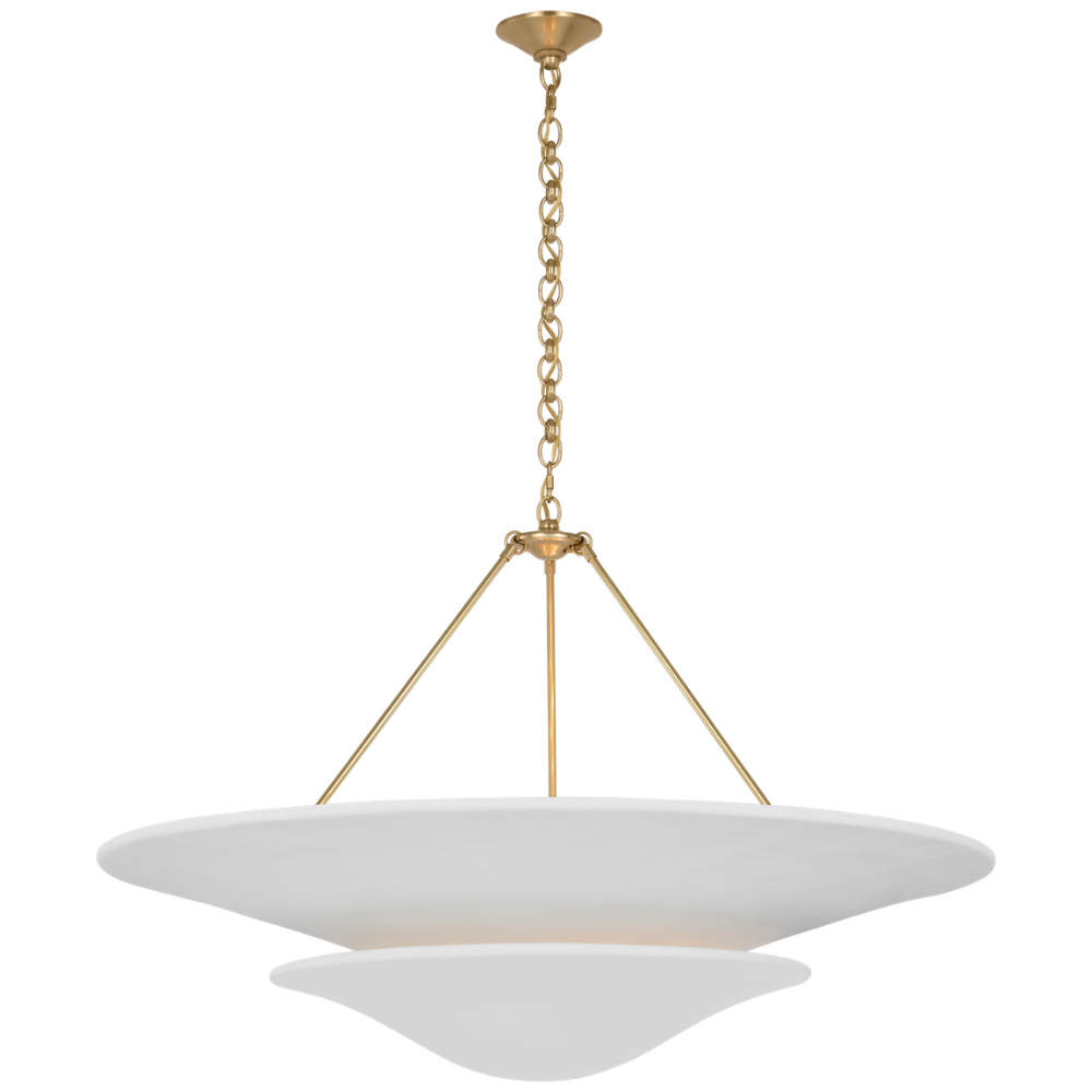 The bronze Mollino 40" Chandelier from Visual Comfort and Co.