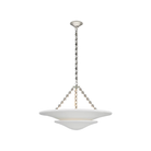 Visual Comfort & Co. Mollino Medium Tiered Chandelier in polished nickel