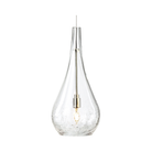 The clear glass Seguro Pendant from Visual Comfort and Co.