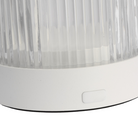The Tawa Accent Rechargeable Table Lamp from Visual Comfort & Co in matte white showing the charging port.