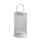 The Tawa Accent Rechargeable Table Lamp from Visual Comfort & Co in matte white with the light off.