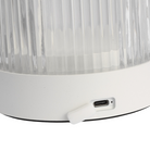 The Tawa Accent Rechargeable Table Lamp from Visual Comfort & Co in matte white, a portable lamp.