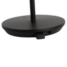 The Nevis Accent Rechargeable Table Lamp black from Visual Comfort Co with a close-up of the base.