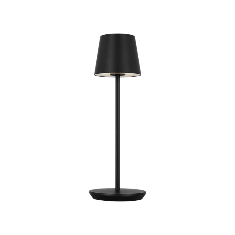 The Nevis Accent Rechargeable Table Lamp black from Visual Comfort Co.