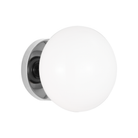 The Lune 1-Light Bath Sconce from Visual Comfort & Co in Chrome.