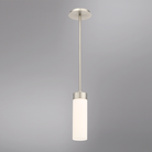 The 11 inch Elementum Mini Pendant from WAC lighting in a living room.