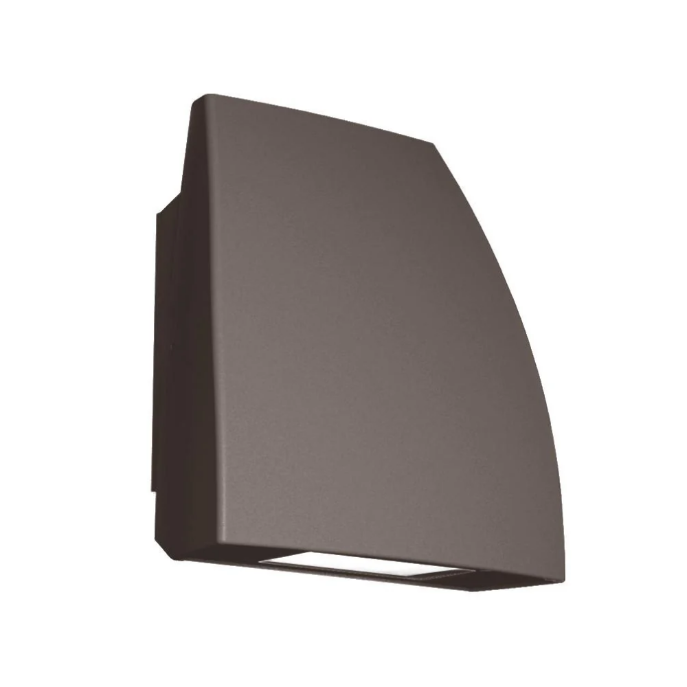 Endurance Fin Wallpack Luminaire in Architectural Bronze by WAC Lighting.