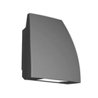 The Endurance Fin Wallpack Luminaire in Architectural Graphite by WAC Lighting.