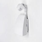 The Endurance Fin Wallpack Luminaire in Architectural White with motion sensor accessory.