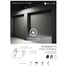 Information about the Endurance Fin Wallpack Luminaire by WAC Lighting.
