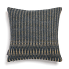 The Cairngorm Shetland Tweed Cushion  is a textured pillow with beige and blue pattern.