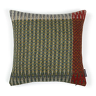 The Lismore Cushion by Wallace & Sewell is a green and red throw pillow.