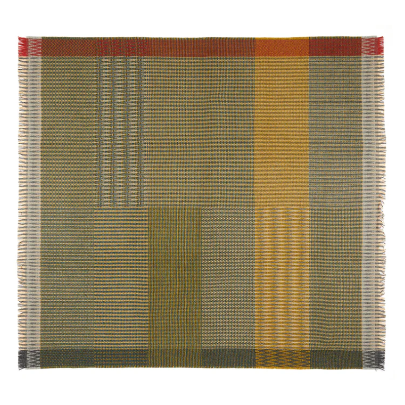 The Lismore Throw by Wallace & Sewell image of full pattern from front.