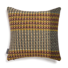 The Yosemite Cushion by Wallace & Sewell is made of Shetland Wool. Cushion with yellow and green accents.