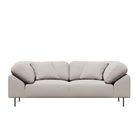 Collar Sofa 2-Seater by Woud in Alpine 01 - Natural boucle upholstery. 