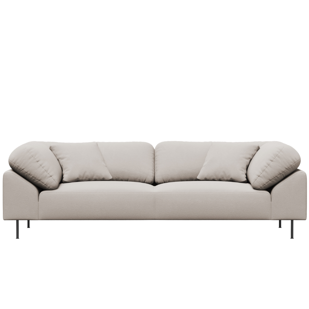 Collar Sofa 2.5 Seater by Woud in Alpine 01 Natural Bouclé.
