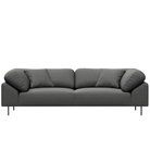 Collar Sofa 2.5 Seater by Woud in Cyber 02101 Dark Grey.