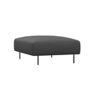 The Collar Ottoman from Woud in Cyber 02101 dark grey.
