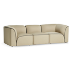 The Flora 3 seater standard in light sand.