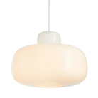 The Stone Glass Pendant in the size Large turned on by Woud.