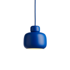 The small Stone Pendant from Woud in cobalt.
