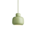 The small Stone Pendant from Woud in matcha.