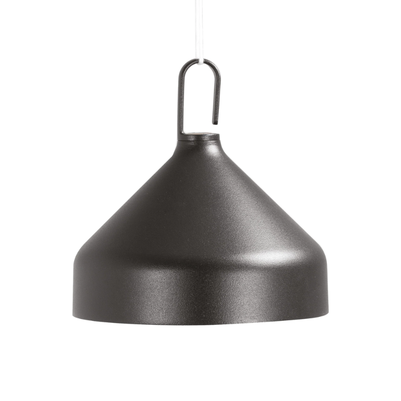 The black Amelie Pro Hanging Lamp from Zafferano.
