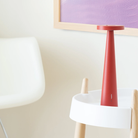 The red Angelina Pro from Zafferano in a lounge.