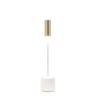 The pearl white and brushed brass Carolina Pro from Zafferano.