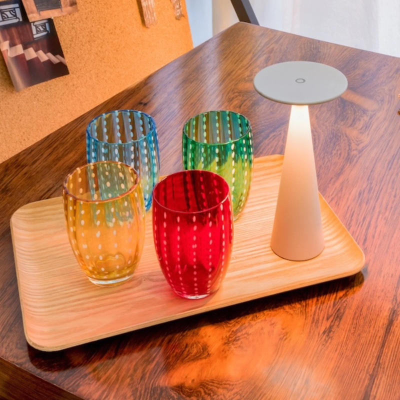 The white Damina Pro from Zafferano in a kitchen and dining setting.