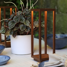 The rust Home Pro from Zafferano on a dining table.