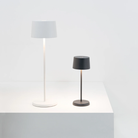 The dark gray Olivia Pro Micro from Zafferano in a studio on a tabletop.