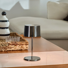 The black chrome Olivia Pro Mini from Zafferano in a family space.