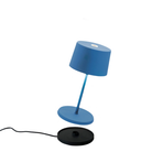 The capri blue Olivia Pro Mini from Zafferano, a portable lamp.