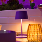 The lilac Olivia Pro Mini from Zafferano in a kitchen.