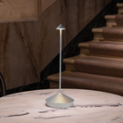 The silver leaf Pina Pro from Zafferano in a foyer.