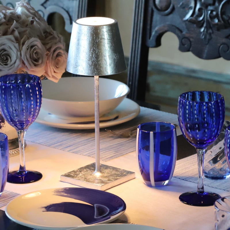 The silver leaf Poldina Pro Mini from Zafferano in a resturant.