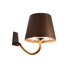 The rust Poldina Pro Wall Magnetic with Mounting Bracket from Zafferano.