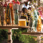 The sunflower PushUp Pro from Zafferano in a dining room.