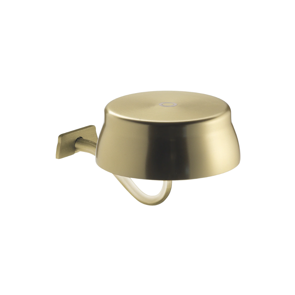 The anodized gold Sister Light Wi-Fi Wall Lamp from Zafferano.