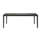 The Bok Dining Table from Ethnicraft in black oak, 78.5 inch size.