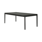 The Bok Dining Table from Ethnicraft in black oak, 78.5 inch size.