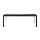 The Bok Dining Table from Ethnicraft in black oak, 86.5 inch size.