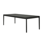 The Bok Dining Table from Ethnicraft in black oak, 86.5 inch size.