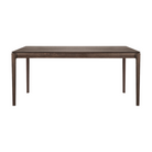The Bok Dining Table from Ethnicraft in brown oak, 71 inch size.