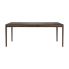 The Bok Dining Table from Ethnicraft in brown oak, 78.5 inch size.