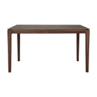 The Bok Dining Table from Ethnicraft in brown teak, 55 inch size.